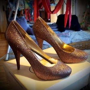 Steve Madden glitter heels